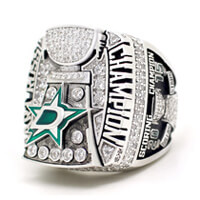 Dallas Stars Custom Championship Ring